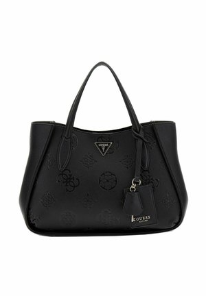 Guess, KEANDRA GIRLFRIEND SATCHEL - Bolso de mano - black logo