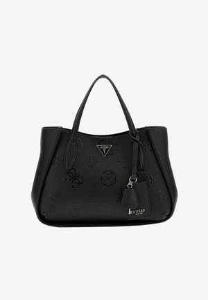 Guess, KEANDRA GIRLFRIEND SATCHEL - Bolso de mano - black logo