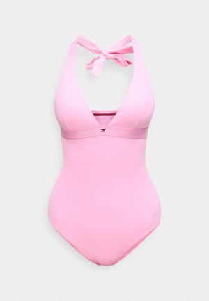 Tommy Hilfiger, ORIGINAL LOGO HALTER - Traje de baño - rose petal