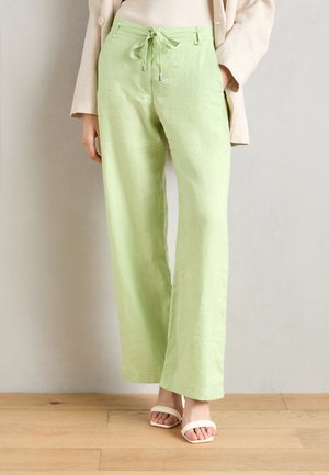 NEW WIDE LEG - Kalhoty - light green