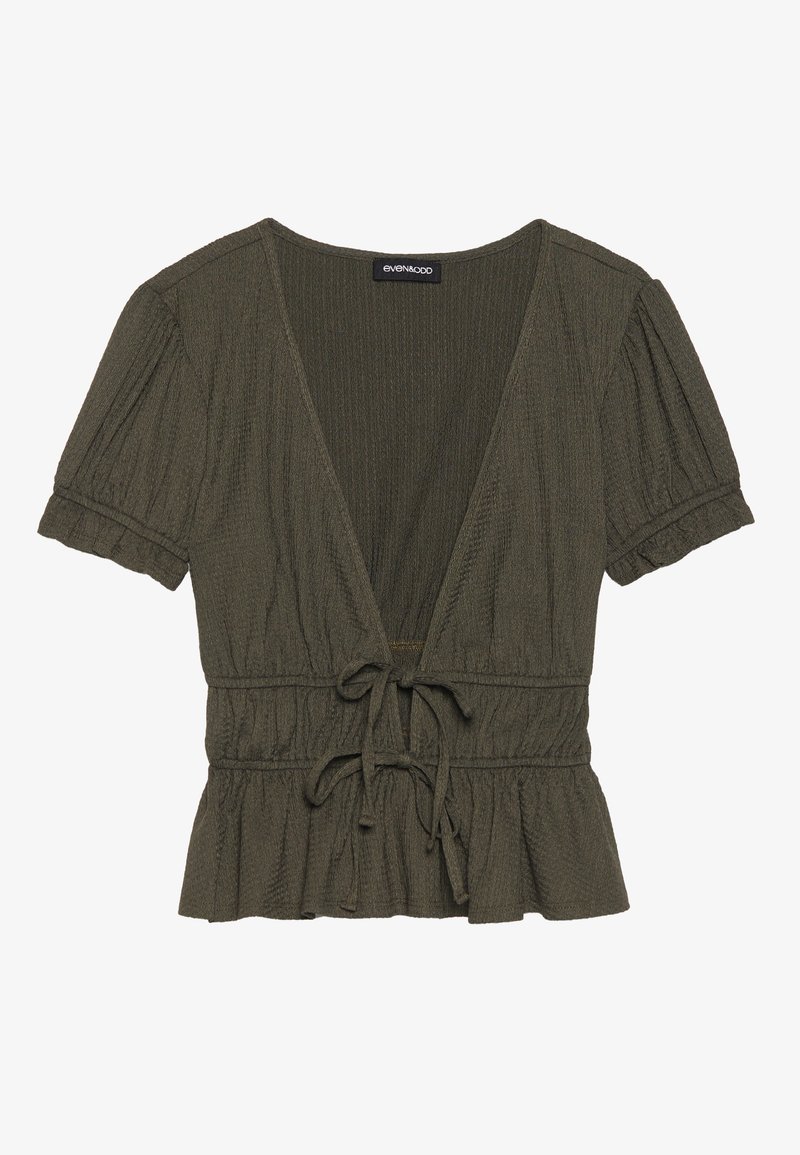 Even&Odd T-shirt basic kaki