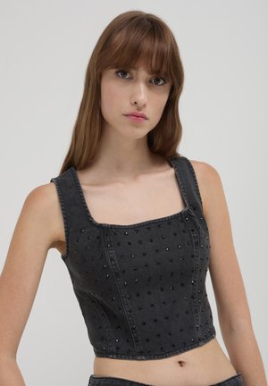 Calliope AVEC STRASS
 - Top - noir