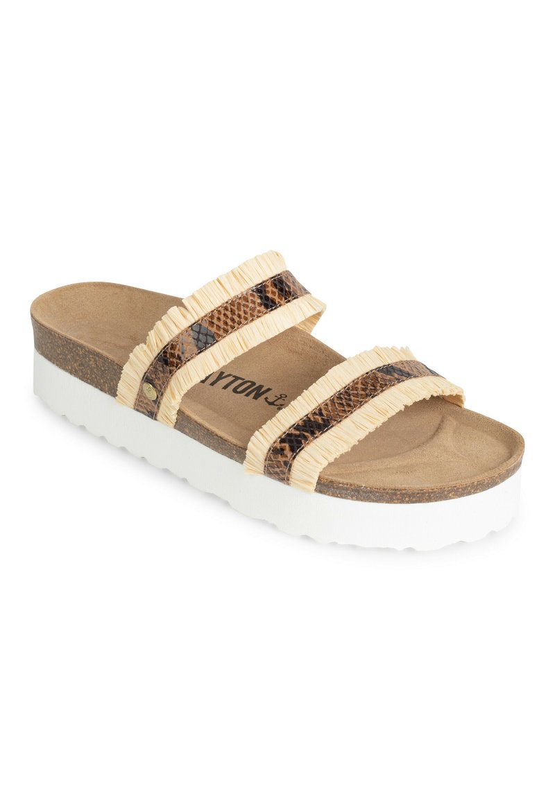 Damen Sneaker | BAYTON ROZEN Pantolette flach brown/braun - XH20530 Damen Sneaker | BAYTON ROZEN Pantolette flach brown/braun - XH20530
