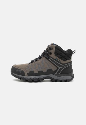 V-LITE EXPLORER WP - Hiking shoes - charcoal grey/dark blue