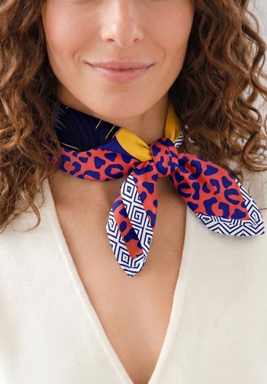 Vivisence, S45-007 - Fular - yellow/navy blue