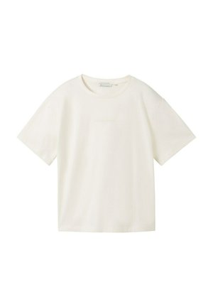 TOM TAILOR DENIM T-Shirt basic - gardenia white