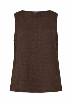 Yours Clothing, PLUS SIZE VESTS & CAMIS - Top - chocolate