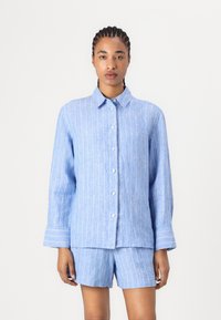 Samsøe Samsøe - SANOT SHIRT - Skjortebluse - blue jasper Miniatyrbilde 1