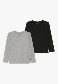 Minymo MIBASIC 2 PACK - Långärmad tröja - anthacite black