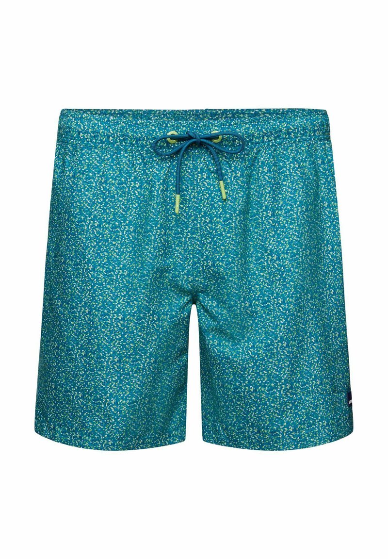 Esprit MIT ALLOVERMUSTER Swimming shorts teal blue/turquoise