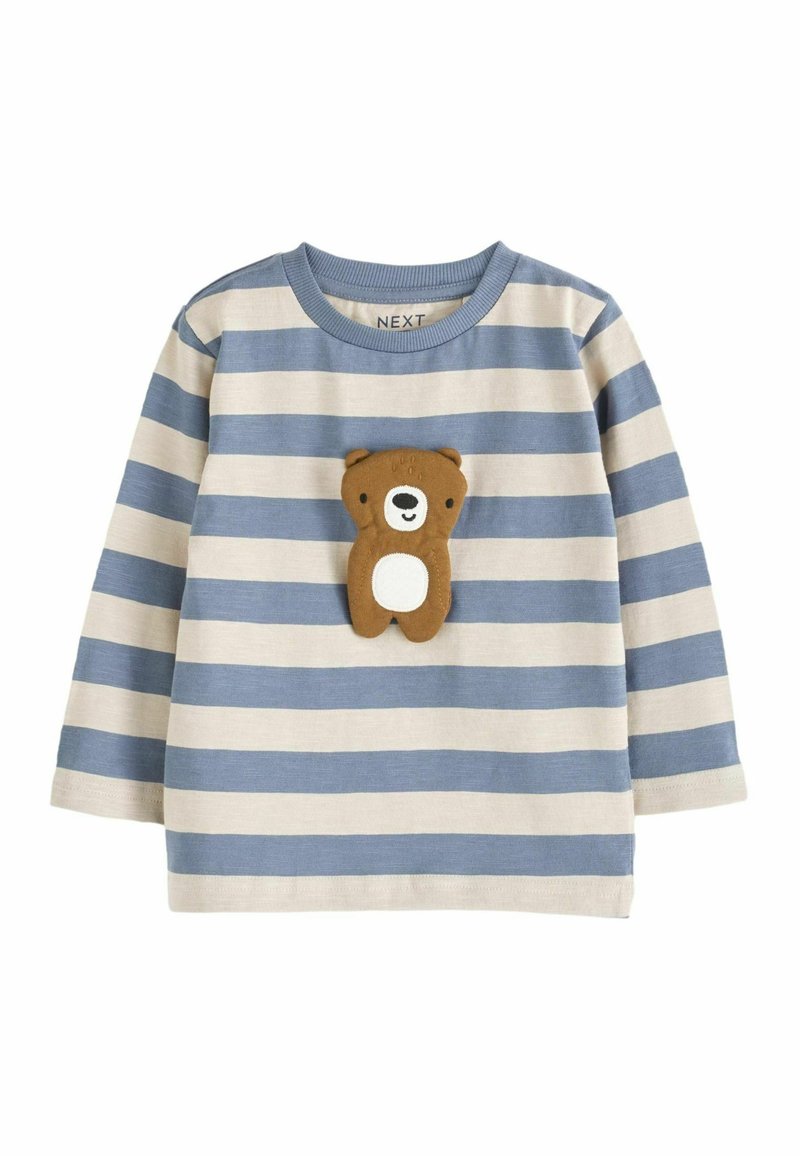 Next CHARACTER STANDARD - Langærmet T-shirt - blue stripe bear
