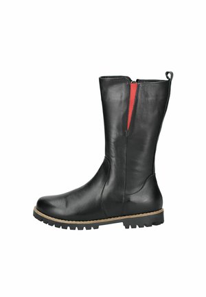 Boots - schwarz rot