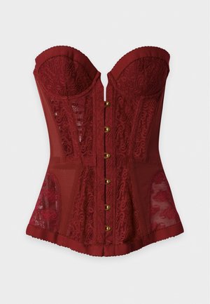 Agent Provocateur, MERCY CORSET - Korsage - burgundy