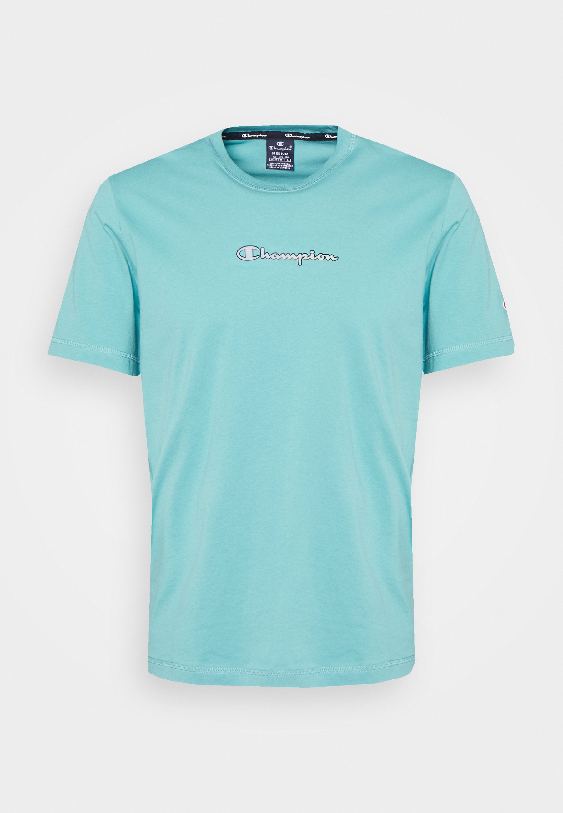 T-shirt - mottled teal - Zalando.ie