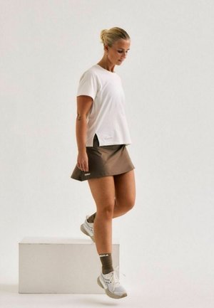 Cuera, ONCOURT - A-line skirt - dark brown