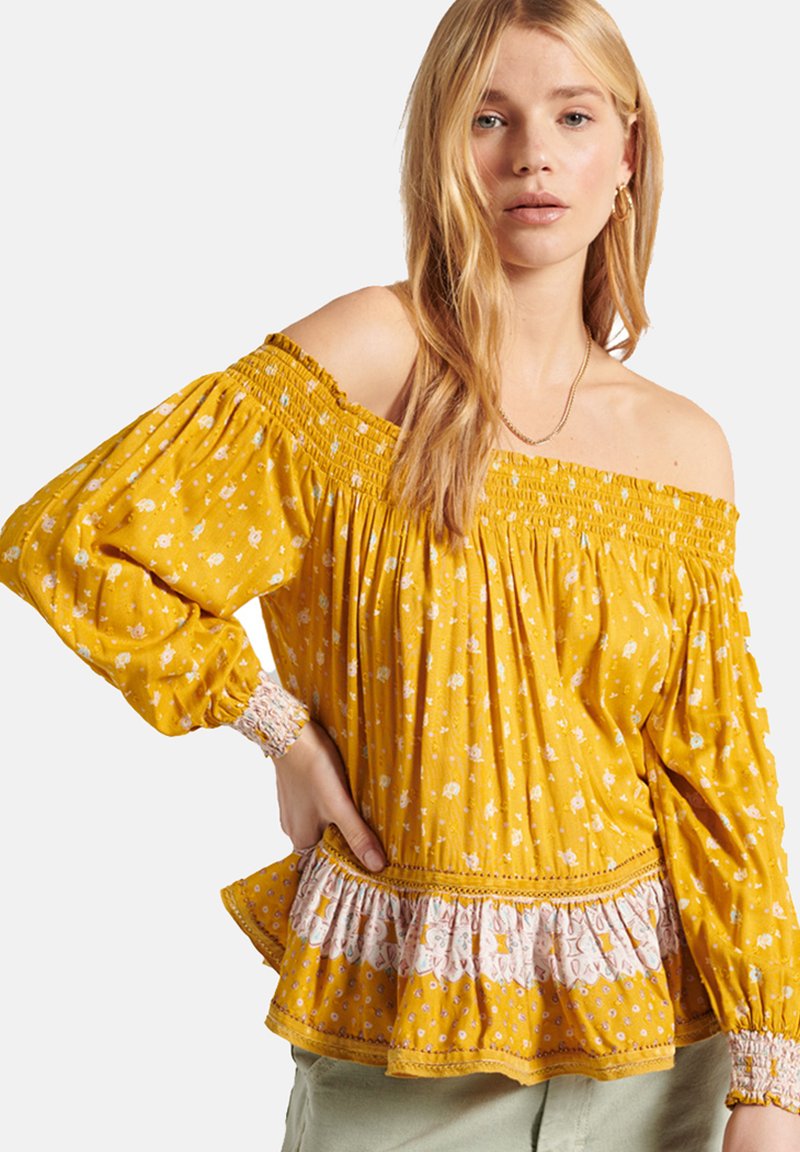 Superdry & Co Blouse donkergeel