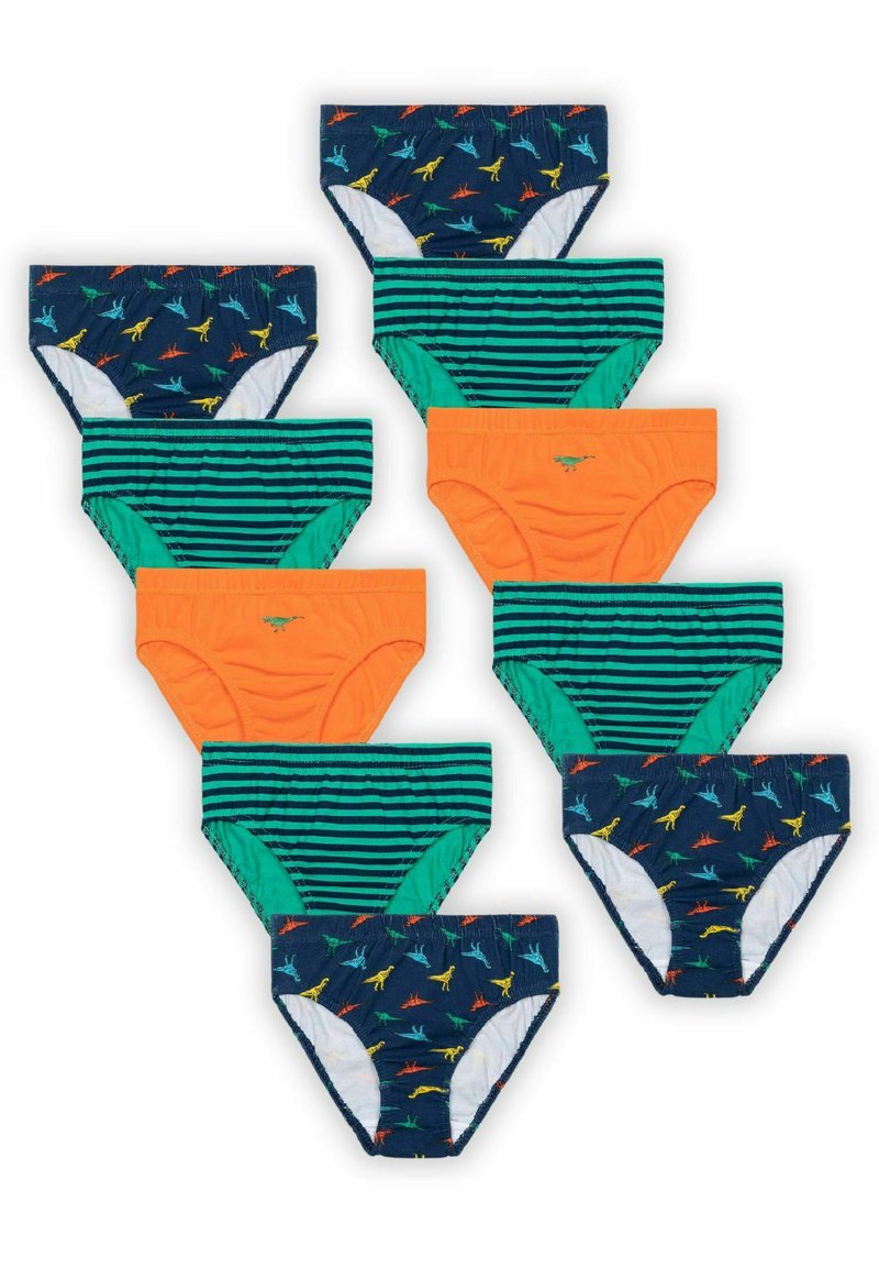MINOTI 10 PACK - Kratke gaće - navy green orange