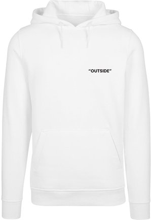 OUT$IDE - Jersey con capucha - white