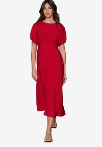 REGULAR FIT -  PUFF SLEEVE - Maxi dress - bright red