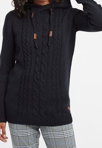 Oxmo Kapuzenpullover - black