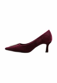 Pantofi clasici cu toc - new red velvet