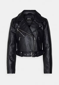 ONLVERA BIKER - Dirbtinės odos striukė - black