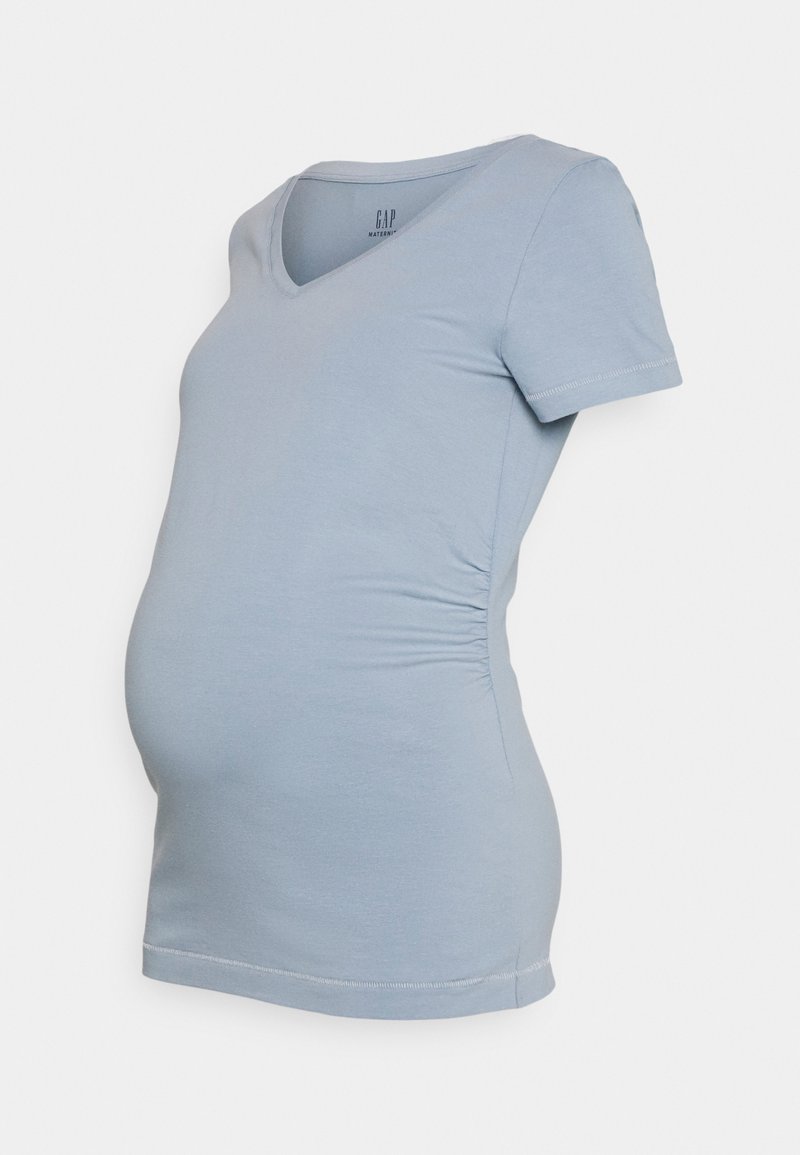 GAP Maternity VINTAGE V NECK - T-shirt básica - new england sky