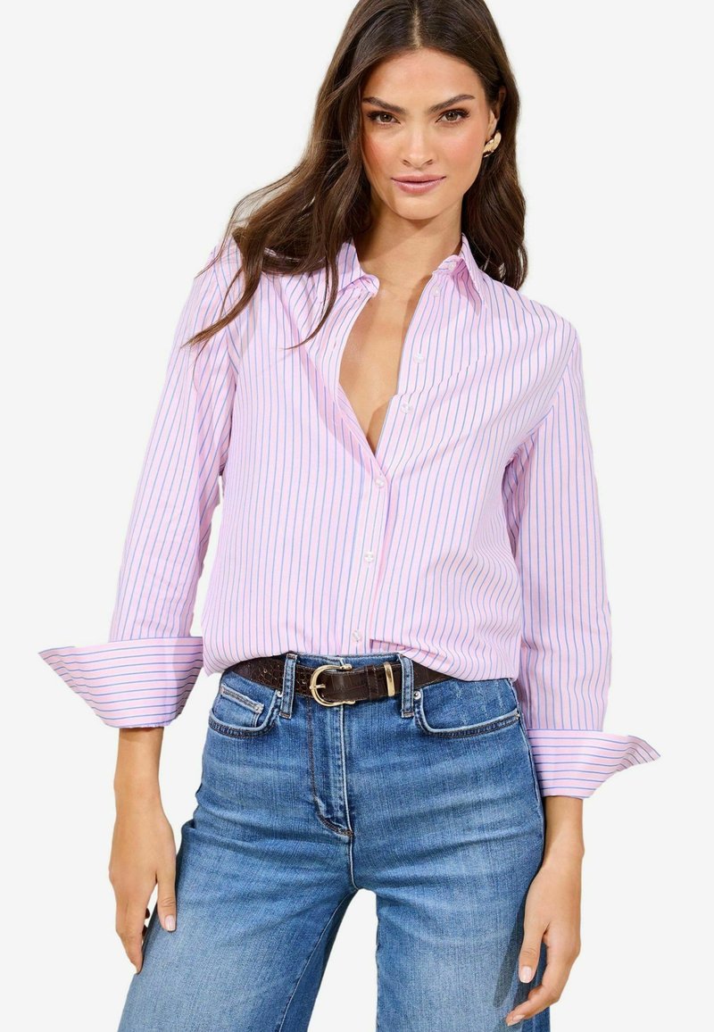 Lipsy REGULAR FIT - STRIPE - Pogājama blūze - pink blue