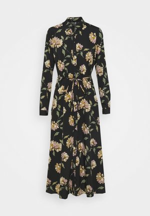 PCGYLLIAN MIDI DRESS - Vestido camisero - black