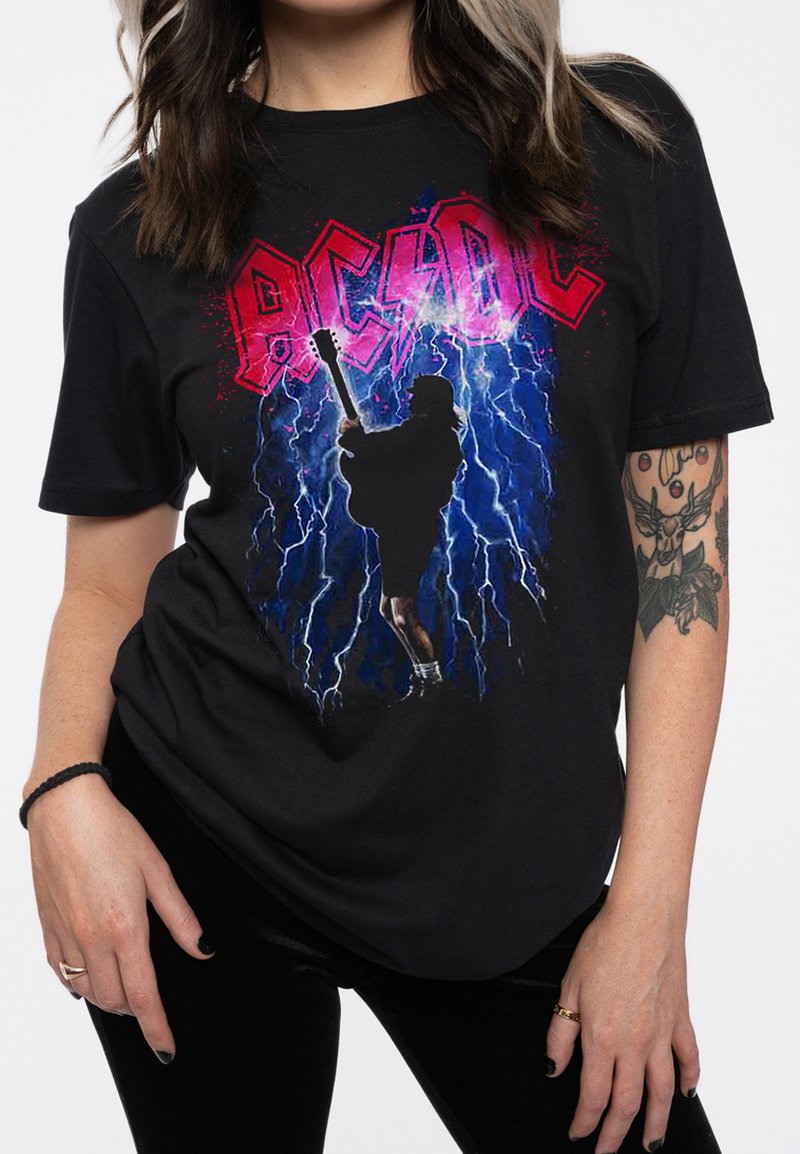 Funko Pop! Tee: ACDC - Thunderstruck - Small - AC/DC - T-Shirt, Maglietta - Vestiti - Idea Maniche Corte per gli Adulti Uomini e Donne - Merchandising Ufficiale - Music Fans
