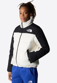 The North Face - W HMLYN INSULATED - Chaqueta de invierno - white dune tnf black Imagen en miniatura 1