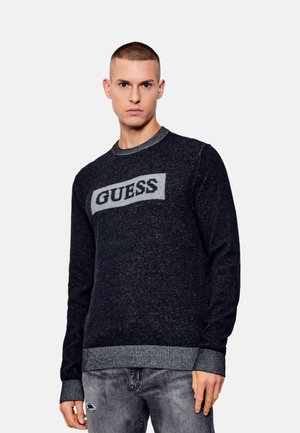 JACK BOX LOGO - Jersey de punto - bicolor blue grey me