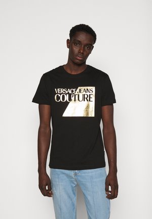 SLIM BIG FOIL - T-shirt con stampa - black
