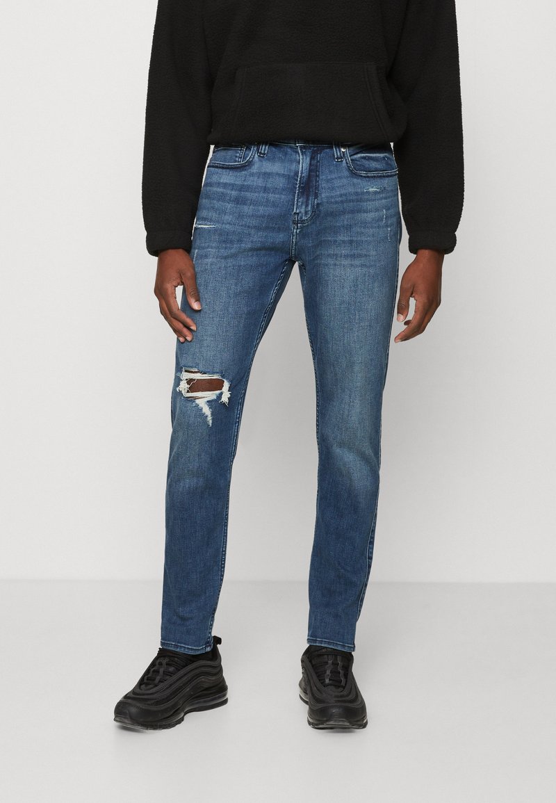 Hollister Co. LIABILITY Jeans Tapered Fit dark blue/blu scuro