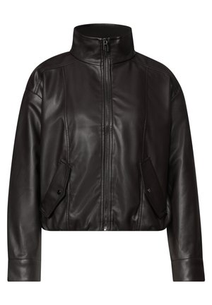 Street One, Veste en similicuir - black coffee