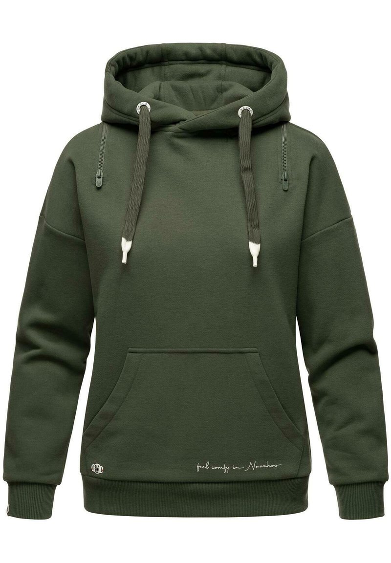 Navahoo ZUCKERBÄRCHEN - Majica s kapuljačom - dusty mint melange