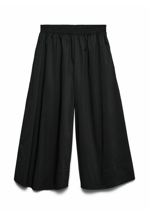 Vero Moda, WIDE-LEG TROUSERS VMFRIBA HIGH WAIST TROUSERS - Pantalon classique - black