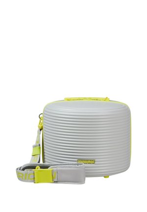 ROLLIO BEAUTY - Kosmetiktasche - light grey/lime