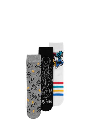 3ER PACK HARRY POTTER HOGWARTS - Socks - mehrfarbig