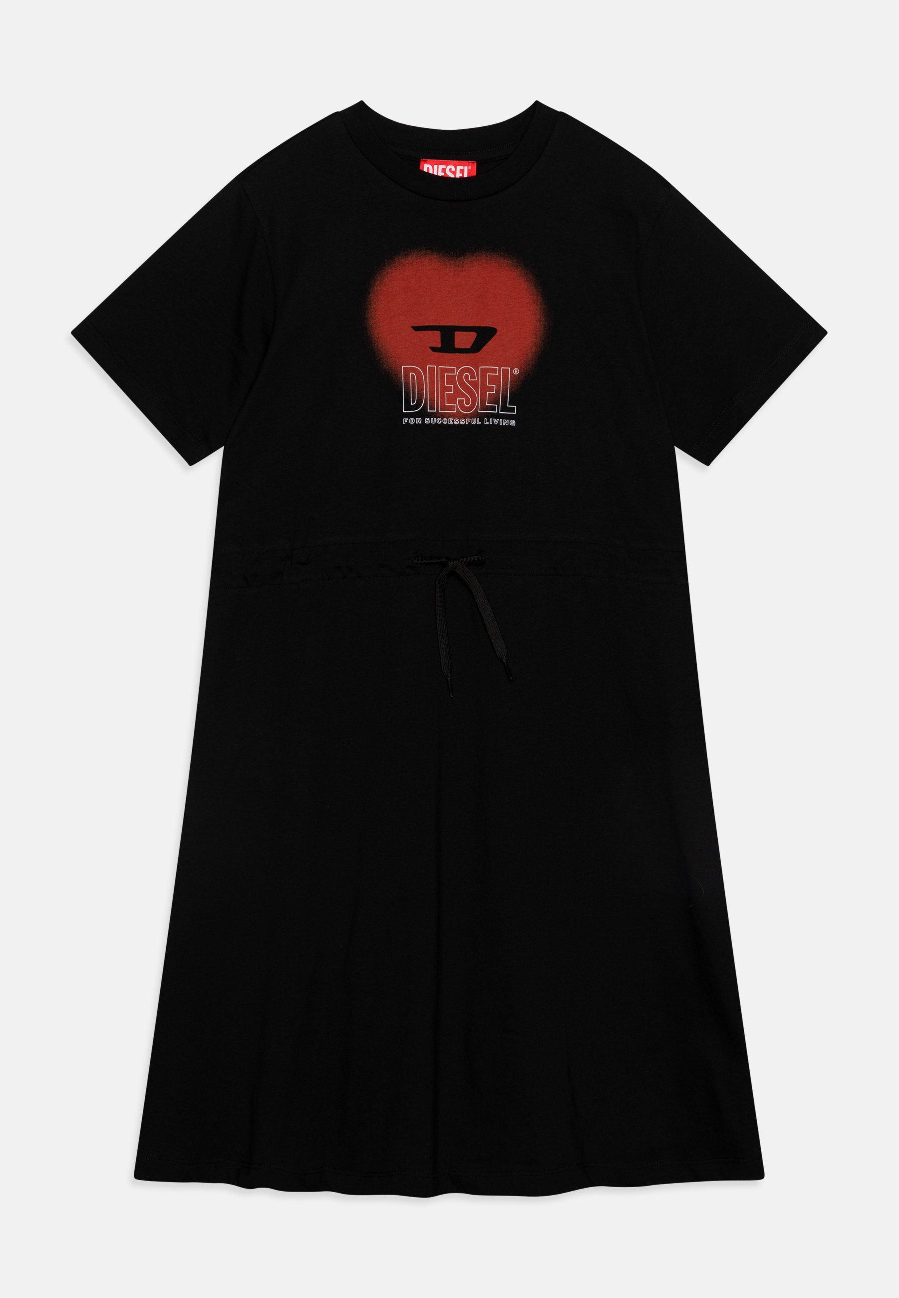 Diesel DCUORE - Jersey dress - black - Zalando