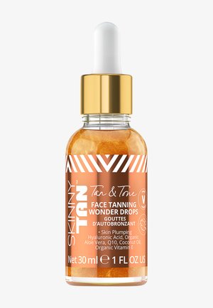 TAN AND TONE SERUM FACE TANNING DROPS - Zelfbruiner - -