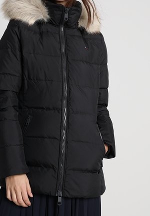 Abrigo de plumas - black