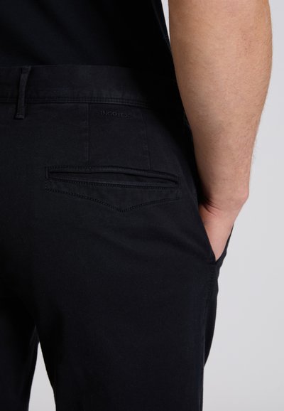 Slowear SLIM FIT  COTTON TWILL TROUSERS - INCOTEX - Chinos - very dark blue
