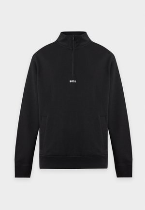 BOSS, SMALL ZIP - Sweatshirt - black