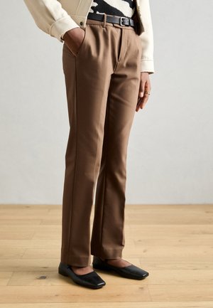 Pantalones - light brown