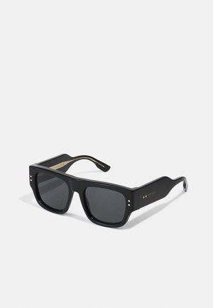 Gucci RIVETS OVERSIZED SQUARE ACETATE SUNGLASSES UNISEX - Gafas de sol - black/grey