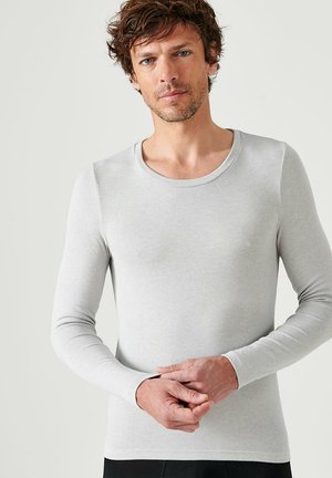 COL ROND FINE SENSITIVE MANCHES LONGUES - Caraco - grey