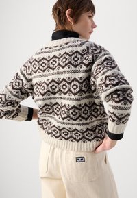 Lollys Laundry CARDIGAN - Kardigán - choco