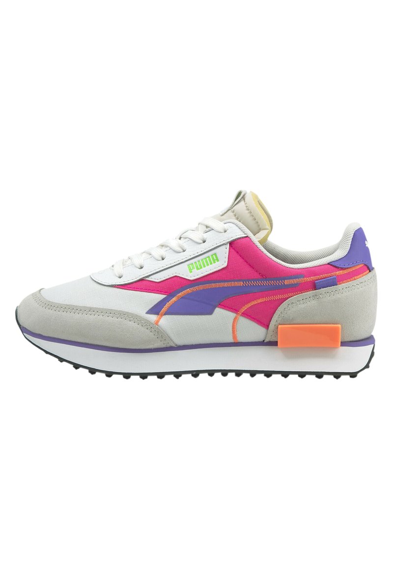 Puma Future Rider Twofold Unisex Trainers Puma White Luminous Purple White Zalando De