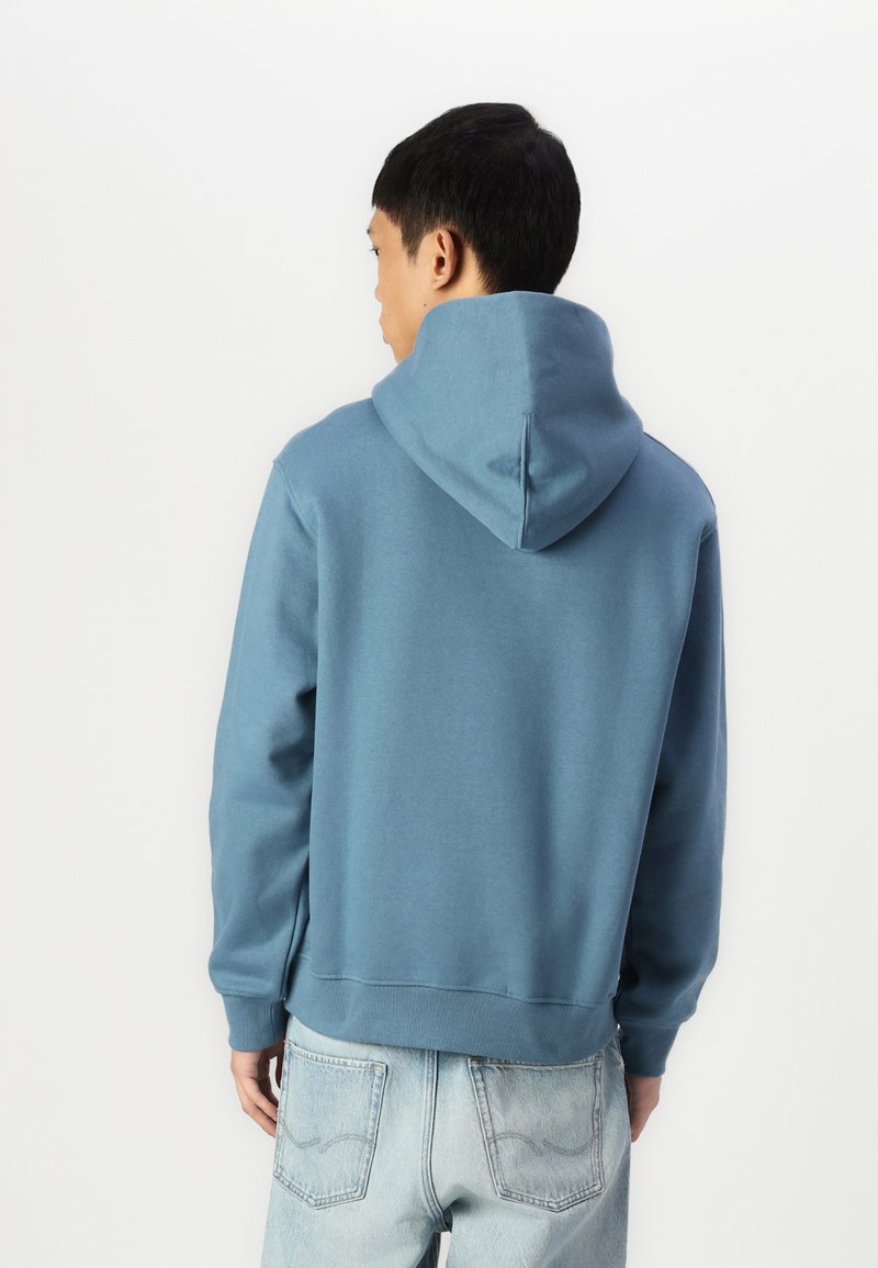 JACK & JONES Logo Sweat Hood Regular Fit, Heren Hoodie Katoenmengsel Met Capuchon Groen 12233597 Mountain View